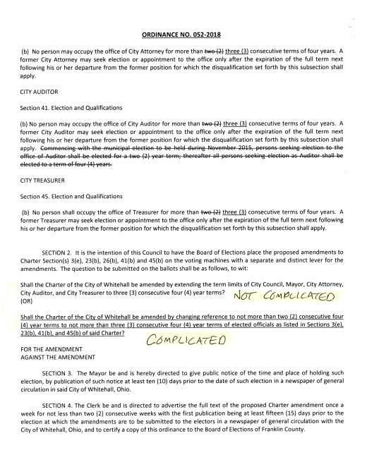 Term limits ordinance 2