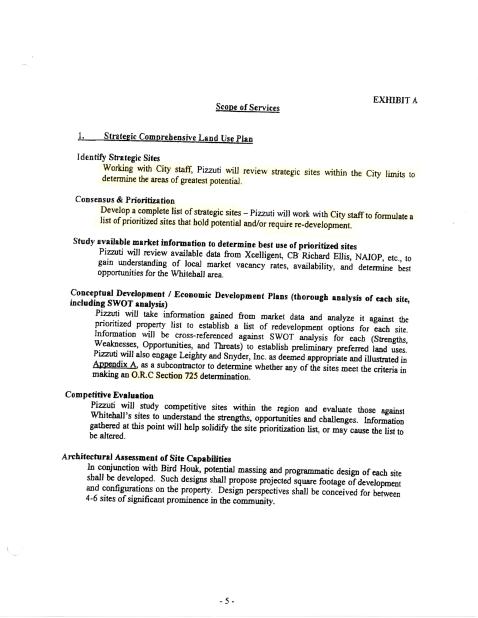 Service Agreement Exhibit A